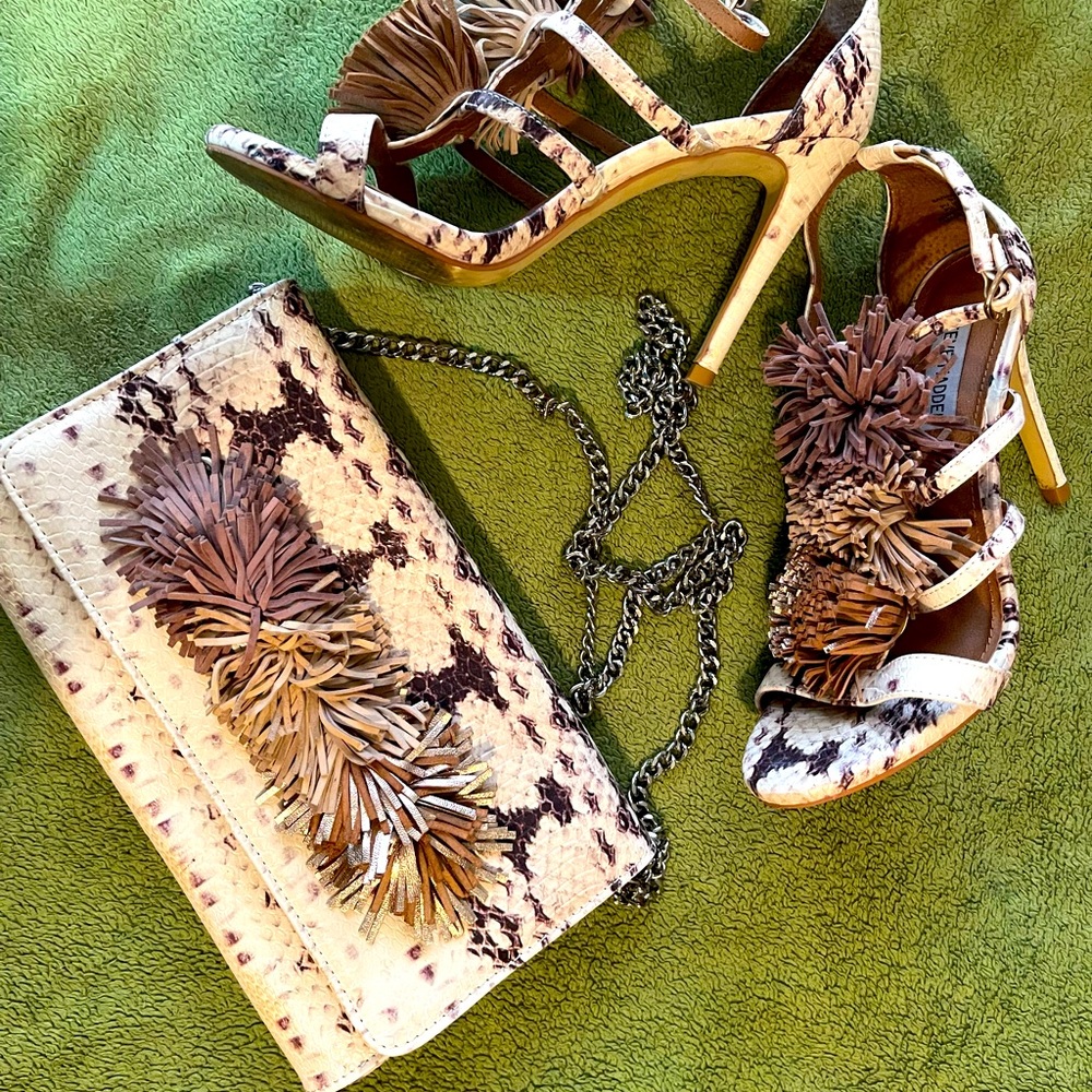 shoes w/ matching pocketbook 😍